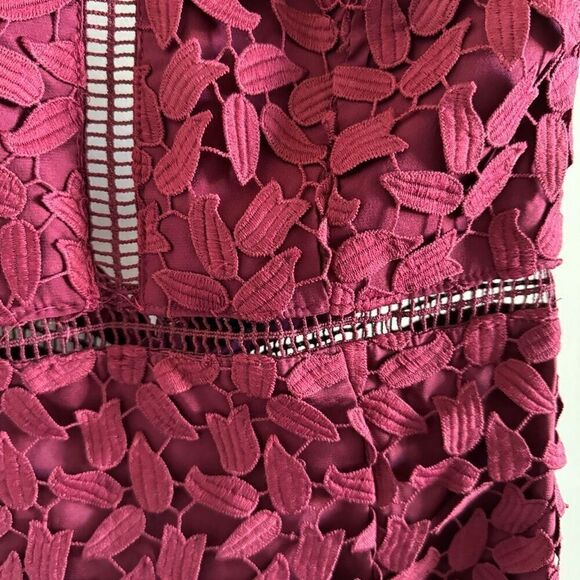 Bardot Gemma Dress Burgundy - Picture 8 of 13